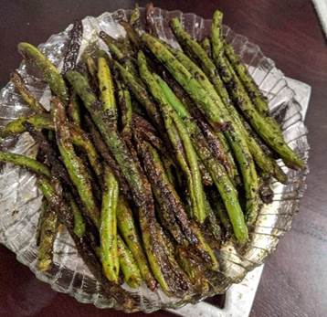 Indonesian Grilled Green Beans