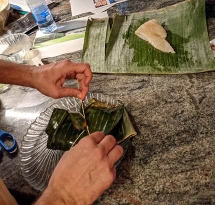 Fish in Banana Leaf