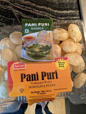 Purchased Pani Puri