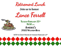 Retirement Lunch Invite